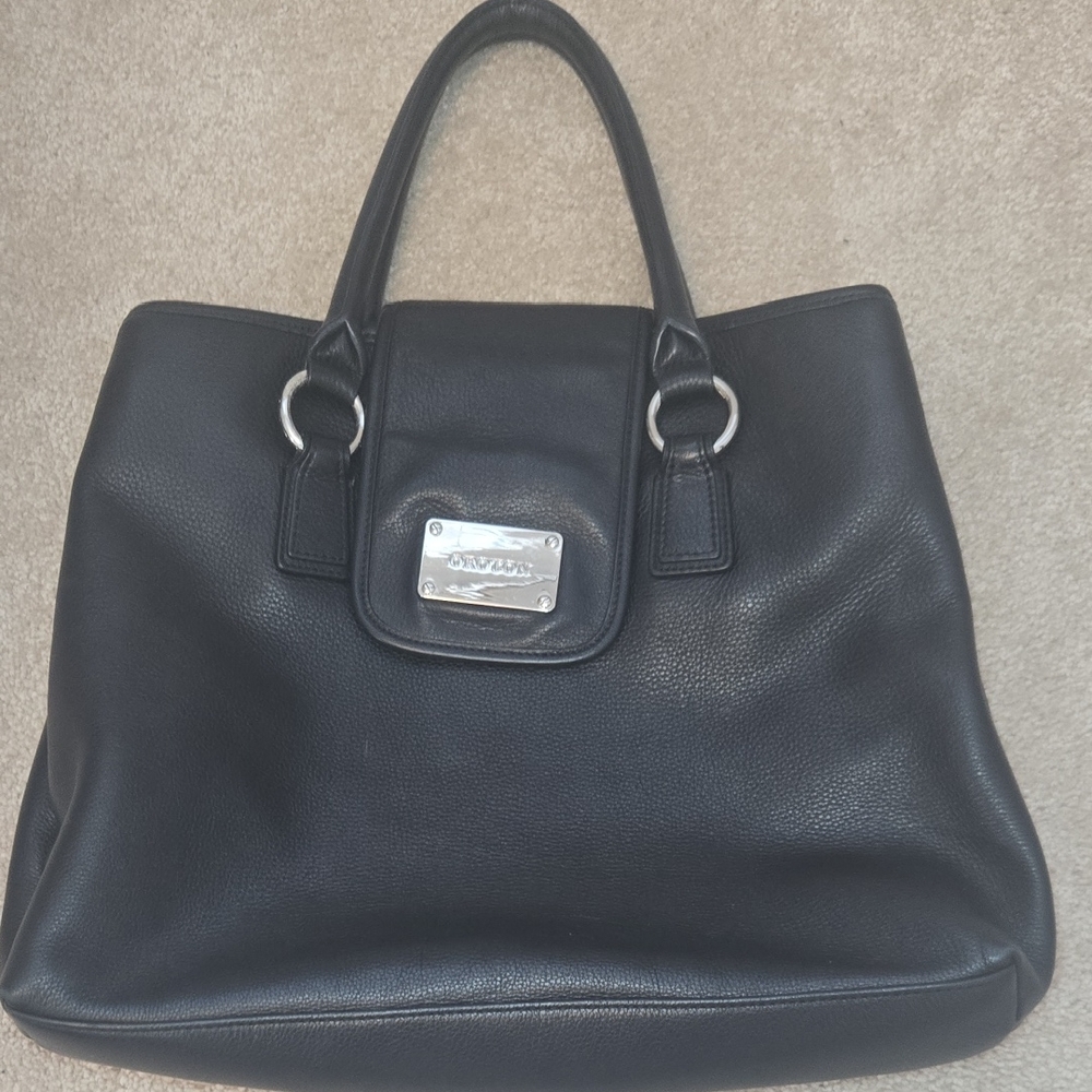Black Leather Handbag